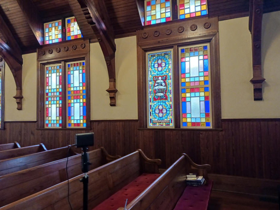 windows in presbyterain church